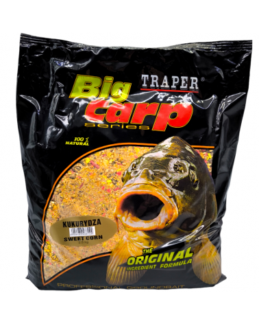 Zanęta Gruboziarnista Traper Big Carp Kukurydza 2,5kg