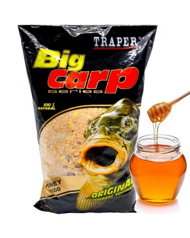 Zanęta Gruboziarnista Traper Big Carp Miód 1kg