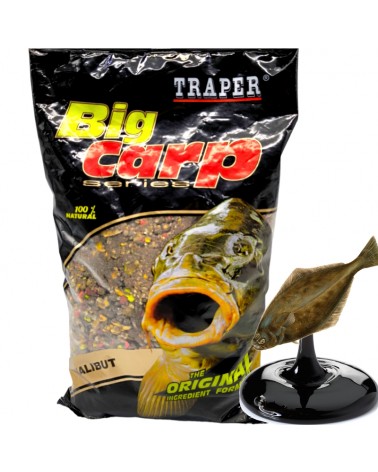 Zanęta Gruboziarnista Traper Big Carp Halibut 1kg