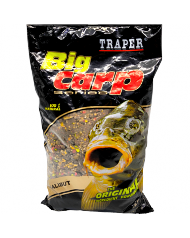 Zanęta Gruboziarnista Traper Big Carp Halibut 1kg