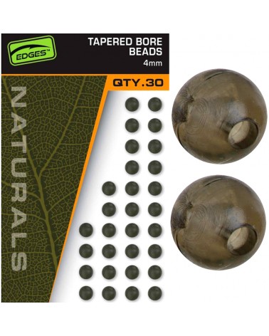 Koraliki Samoblokujące Fox Edges Naturals 4mm Tapered Bore Beads 30szt.