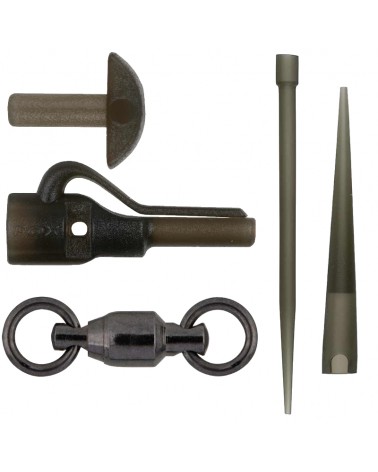 Zestaw Karpiowy Do Zig Riga Fox Edges Naturals Lead Clip Kit 5szt.