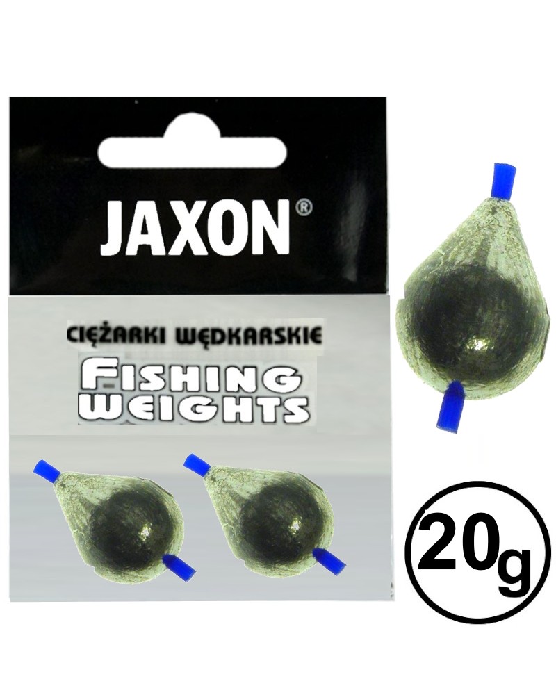 Ciężarek Jaxon Łezka Przelotowa Z Rurką 20g 2szt.