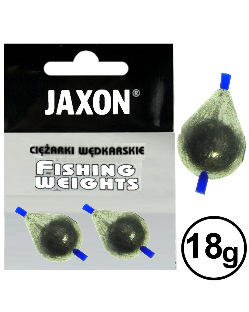 Ciężarek Jaxon Łezka Przelotowa Z Rurką 18g 2szt.