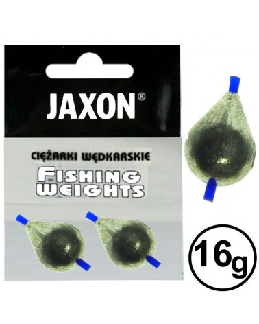Ciężarek Jaxon Łezka Przelotowa Z Rurką 16g 2szt.