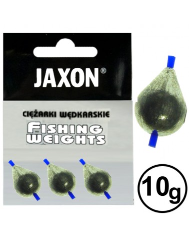Ciężarek Jaxon Łezka Przelotowa Z Rurką 10g 3szt.