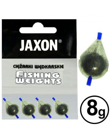 Ciężarek Jaxon Łezka Przelotowa Z Rurką 8.0g 4szt.