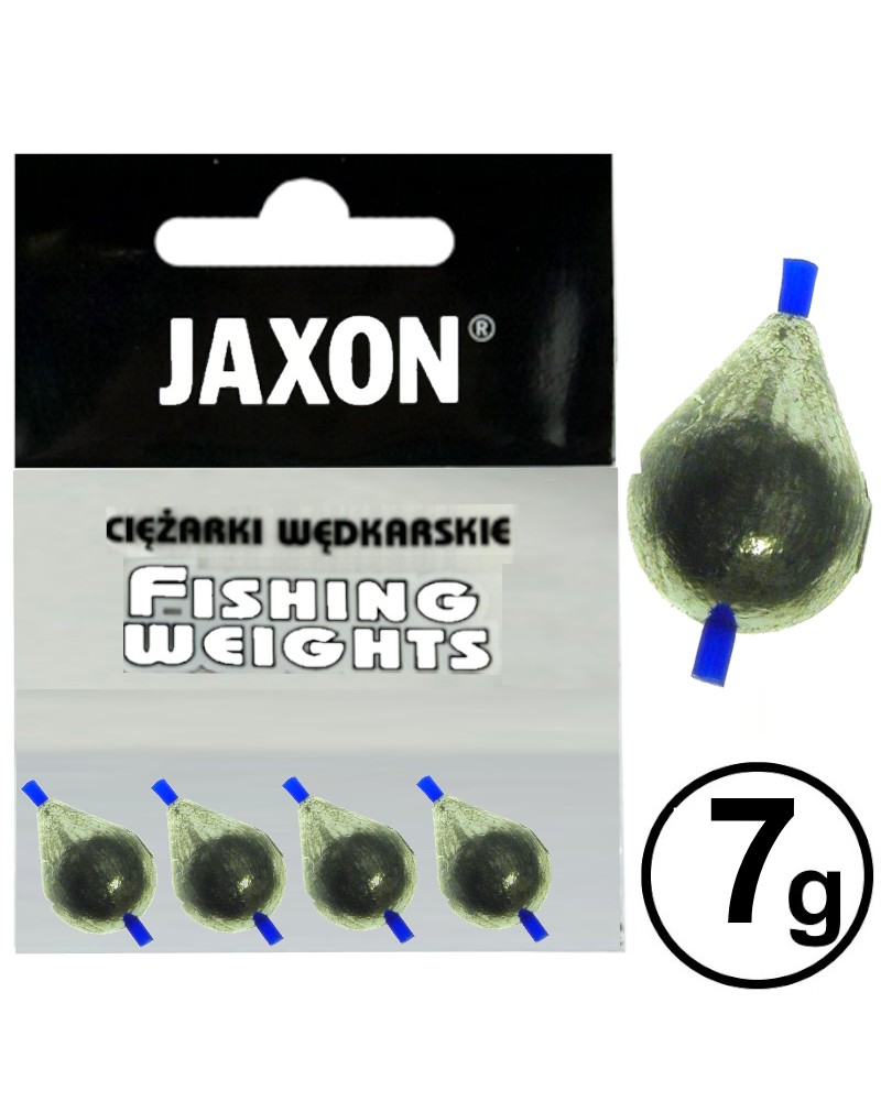 Ciężarek Jaxon Łezka Przelotowa Z Rurką 7.0g 4szt.