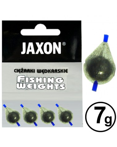 Ciężarek Jaxon Łezka Przelotowa Z Rurką 7.0g 4szt.