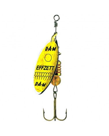 Błystka Obrotowa Effzett Predator Spinner No.4 17g Sinking Reflex Yellow