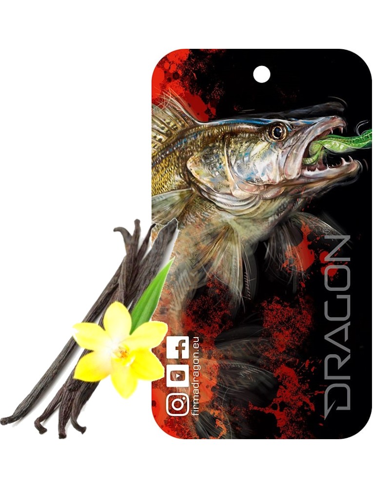 Zawieszka Zapachowa Do Samochodu Dragon Sandacz Czarna Wanilia