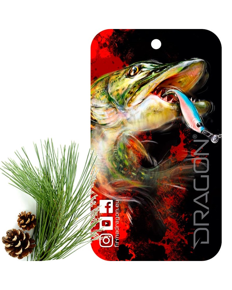 Zawieszka Zapachowa Do Samochodu Dragon Szczupak Czarna Forest Leśny