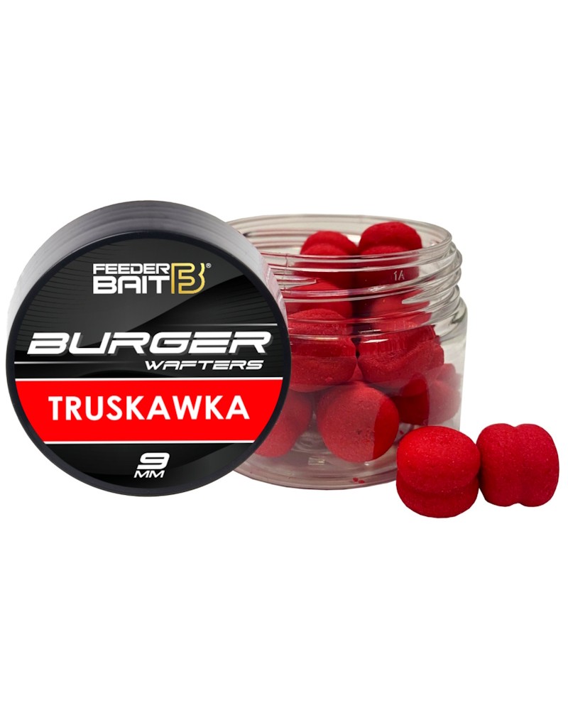 Przynęta Method Burger Wafters Feeder Bait Truskawka 9mm 25ml