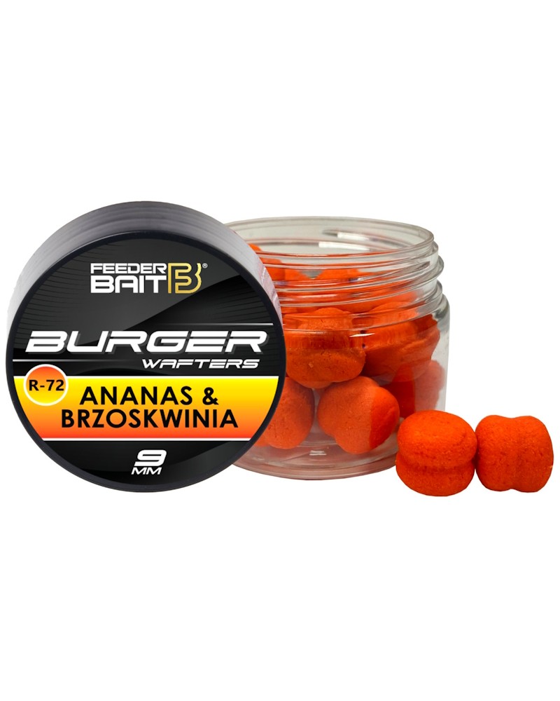 Przynęta Method Burger Wafters Feeder Bait R-72 Ananas & Brzoskwinia 9mm 25ml