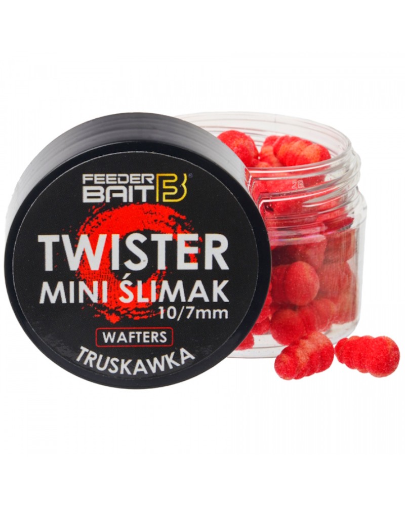 Przynęta Method Wafters Feeder Bait Twister Mini Ślimak Truskawka 10/7mm 25ml
