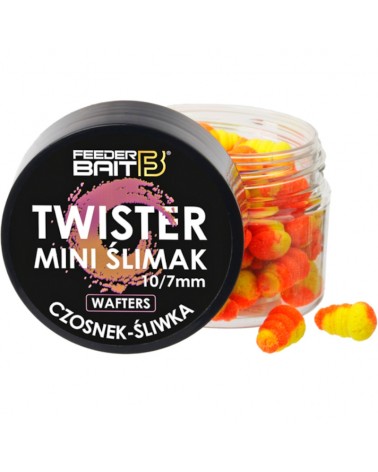 Przynęta Method Wafters Feeder Bait Twister Mini Ślimak Czosnek & Śliwka 10/7mm 25ml