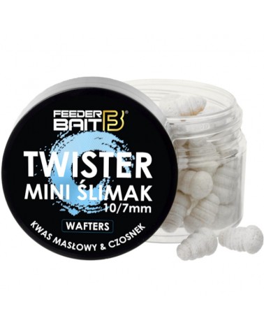 Przynęta Method Wafters Feeder Bait Twister Mini Ślimak Kwas Masłowy - Czosnek 10/7mm 25ml
