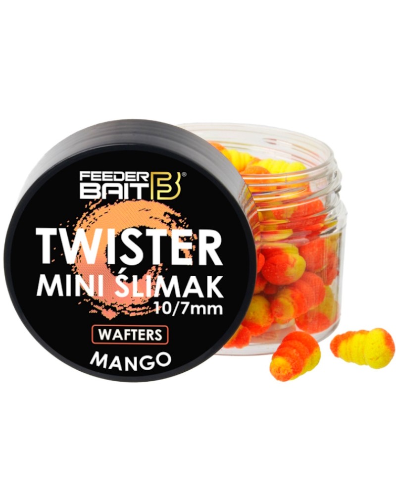 Przynęta Method Wafters Feeder Bait Twister Mini Ślimak Mango 10/7mm 25ml