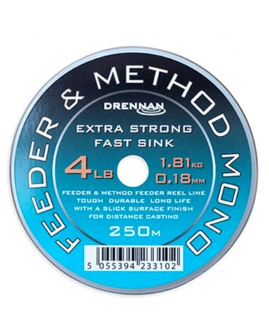 Żyłka Drennan Feeder&Method Mono 0.181mm 4lb(1.8kg) 250m