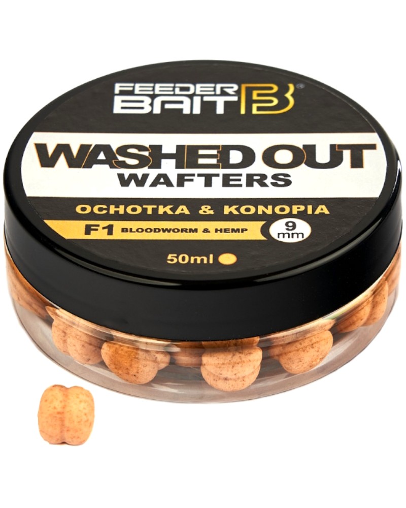 Przynęta Feeder Bait Method Washed Out Wafters F1 Ochotka & Konopia 9mm 50ml