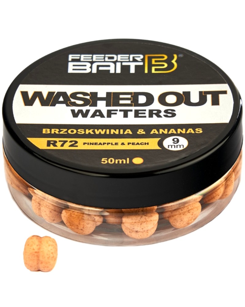 Przynęta Feeder Bait Method Washed Out Wafters R72 Brzoskwinia & Ananas 9mm 50ml