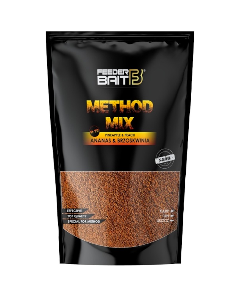 Zanęta Feeder Bait Method Mix R-72 Ananas & Brzoskwinia 800g