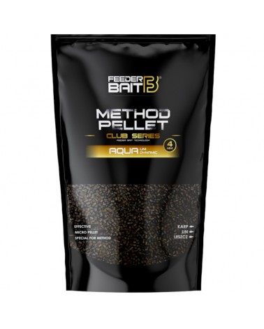 Pellet Do Koszyka Feeder Bait Method Club Series Aqua 4mm 800g