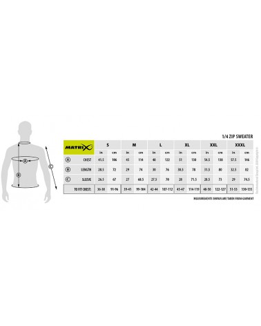 Bluza Matrix Minimal Black/Marl 1/4 Zip Sweatshirt L