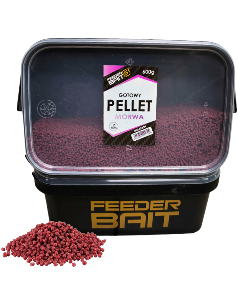 Pellet gotowy w wiaderku Feeder Bait Morwa 600g