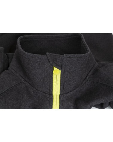 Bluza Matrix Minimal Black/Marl 1/4 Zip Sweatshirt XL