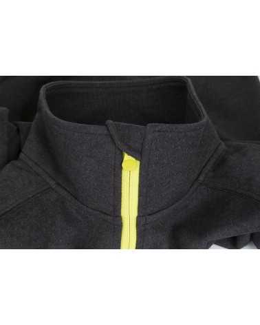Bluza Matrix Minimal Black/Marl 1/4 Zip Sweatshirt XL