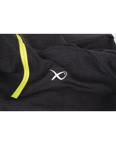 Bluza Matrix Minimal Black/Marl 1/4 Zip Sweatshirt XL