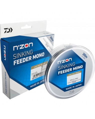 Żyłka Gruntowa Tonąca Daiwa N'Zon Sinking Mono 0.235mm 8lb 3.92kg 300m Brązowa