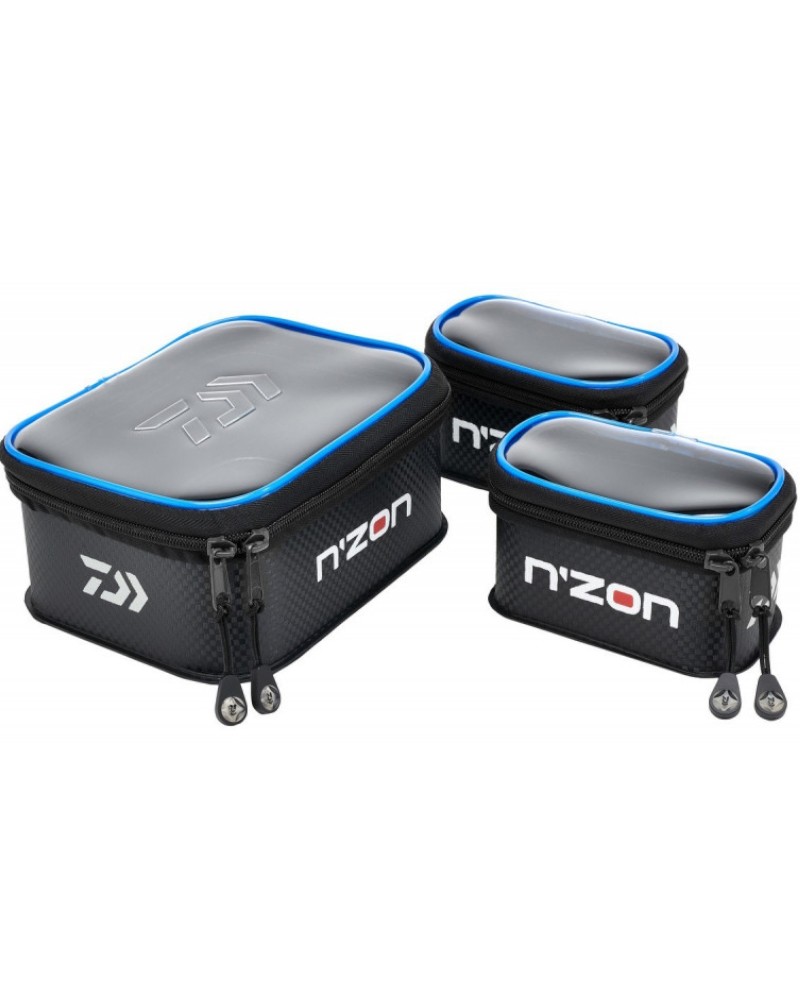 Zestaw Pojemników Na Zanęty Przynęty Daiwa N'Zon Eva 3szt. Accessory Case Set 1