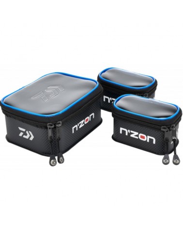 Zestaw Pojemników Na Zanęty Przynęty Daiwa N'Zon Eva 3szt. Accessory Case Set 1