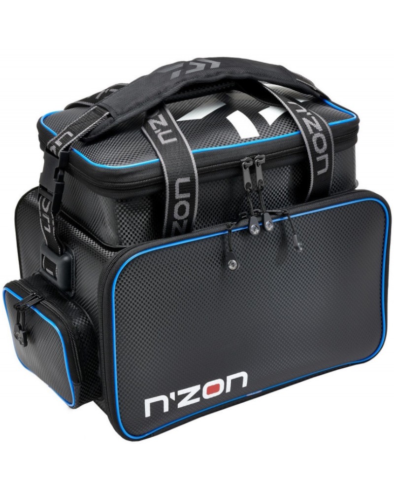 Torba Wędkarska Na Akcesoria Z Pudełkami Daiwa N'Zon Eva 4 Box Feeder Bag L