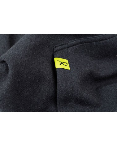 Bluza Matrix Minimal Black/Marl+Lime Hoody L