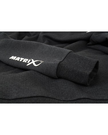 Bluza Matrix Minimal Black/Marl+Lime Hoody M