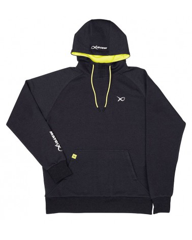 Bluza Matrix Minimal Black/Marl+Lime Hoody M