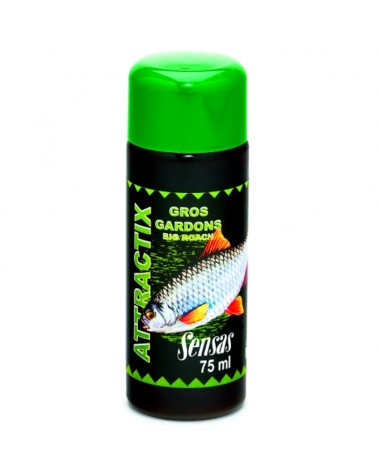 Dodatek W Płynie Do Zanęt Sensas Attractix Gros Gardons Big Roach Duża Płoć 75ml