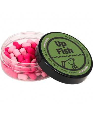 Dumbells Przynęta Up Fish Method Feeder Wafters 12x7mm Garlic Czosnek