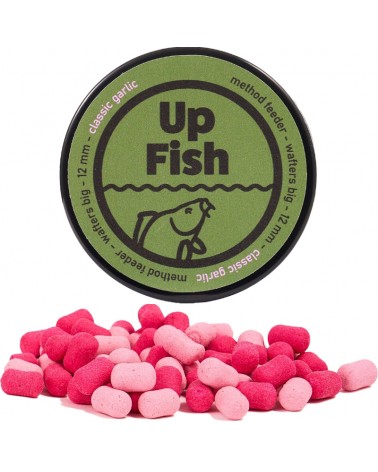 Dumbells Przynęta Up Fish Method Feeder Wafters 12x7mm Garlic Czosnek