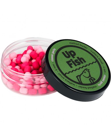 Dumbells Przynęta Up Fish Method Feeder Wafters Mini Wafters 8x6mm Garlic Czosnek