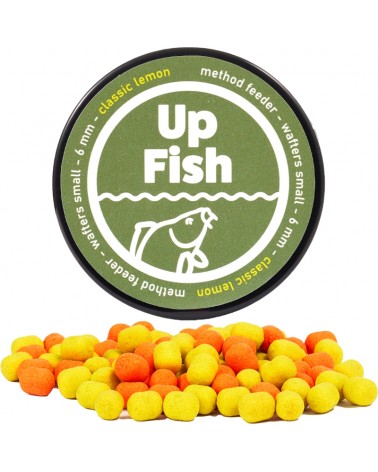 Dumbells Przynęta Up Fish Method Feeder Mini Wafters 8x6mm Lemon Cytryna