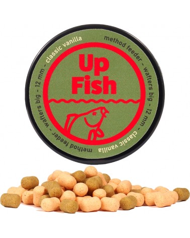 Dumbells Przynęta Up Fish Method Feeder Wafters 12x7mm Vanilla Wanilia