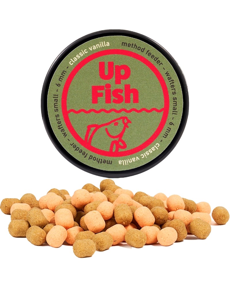 Dumbells Przynęta Up Fish Method Feeder Mini Wafters 8x6mm Vanilla Wanilia