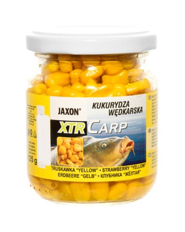 Kukurydza Haczykowa Twarda Na Włos Jaxon XTR Carp Truskawka 125g