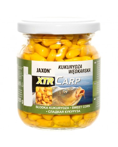 Kukurydza Haczykowa Twarda Na Włos Jaxon XTR Carp Słodka Kukurydza 125g