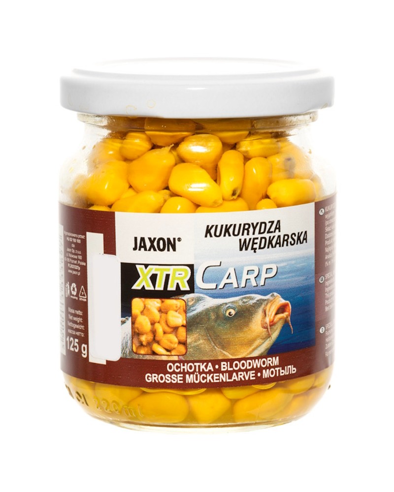 Kukurydza Haczykowa Twarda Na Włos Jaxon XTR Carp Ochotka 125g