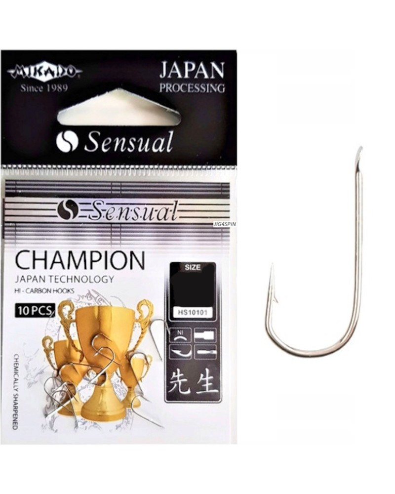 Haczyki Mikado Sensual Champion Nr 12 Ni 10szt.
